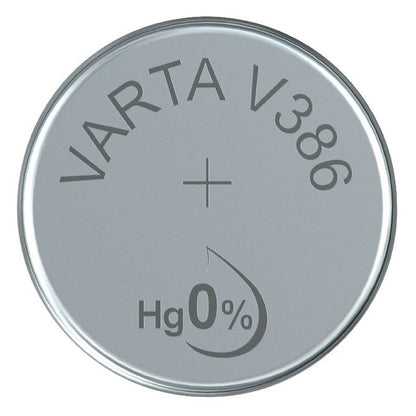 Varta V386 SR43 V12GS (1pc) 1.55v Silver Oxide Button Cell Battery Varta V 386 SR1142