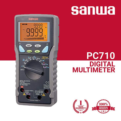 Sanwa PC710 Digital Multimeters High accuracy High resolution PC Link True RMS Dual Display