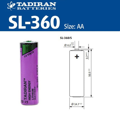 Tadiran SL-360/S Battery AA Lithium Battery 3.6V SL-360 SL-360 Batteries replaces TL-5903 TL-5903/S