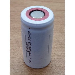 Sub C Size NiCd Rechargeable Battery 1800mAh SC 1.2V Plain Cell for Emergency Light