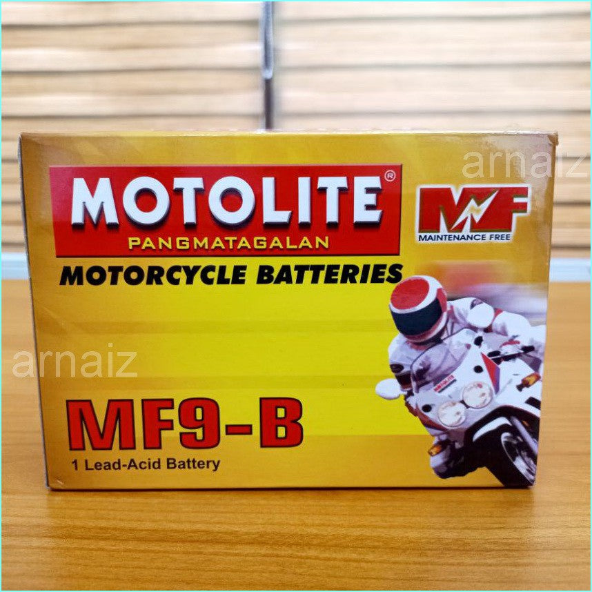 Motolite MF9-B Maintenance Free Motorcycle Battery YTX9-BS MF9B YTX9B Battery