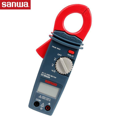 Sanwa DCM60R 600A Clamp Meter AC + True RMS Ammeter DMM