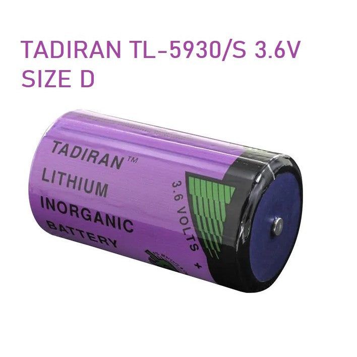 Tadiran TL-5930 Battery size D Lithium Battery 3.6V - non Rechargeable Tadiran TL-5930/S Batteries