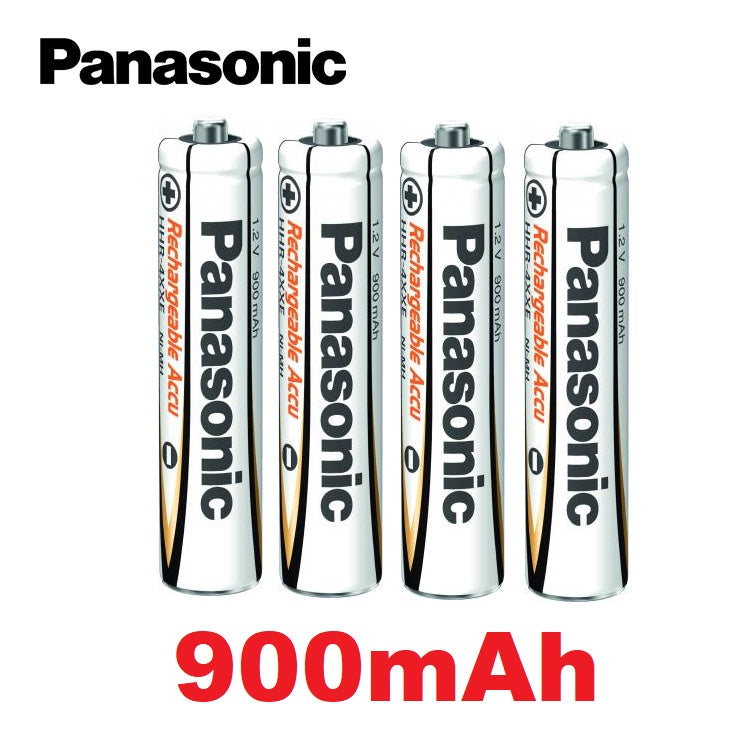 Panasonic AAA Rechargeable Accu (4pcs) Battery Rechargeable AAA Batteries 900mAh HHR4XXE 4BP