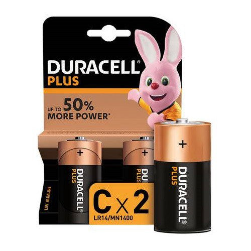 Duracell Size C Alkaline (2pcs) Battery