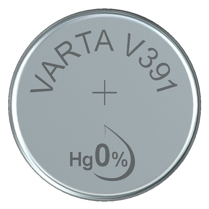 Varta V391 SR55 (1pc) 1.55v Silver Oxide Button Cell Battery Varta V 8GS SR1120W