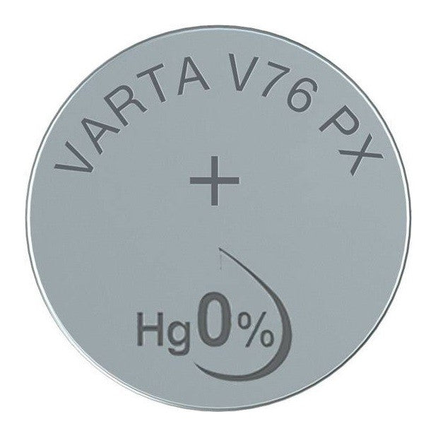 Varta V76PX SR44 (1pc) 1.55v Silver Oxide Button Cell Battery in Blister Pack Varta V 76PX 4075