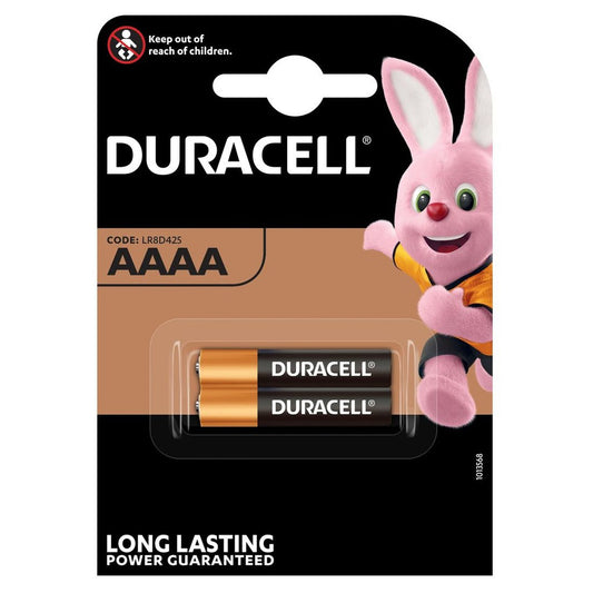 Duracell AAAA MX2500 (2pcs) 1.5v Alkaline Battery in Blister Pack LR61 MN2500 LR8D425