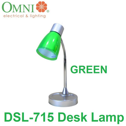 Omni DSL-715 Desk Lamp E14 Study Table Lamp For Kids DSL715 Adjustable Bendable Lamp holder Colorful