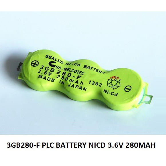 3GB280-F PLC Battery NICD 3.6V 280mAH Mitsubishi CNC system battery Rechargeable Battery PLC