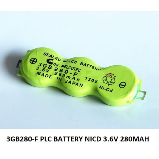 3GB280-F PLC Battery NICD 3.6V 280mAH Mitsubishi CNC system battery Rechargeable Battery PLC