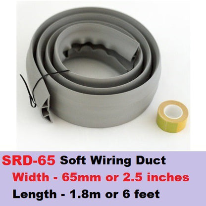 Flexible Rubber Floor Moulding Molding Soft Wiring Duct 1.8m or 6 feet Long KSS Taiwan Floor Guard