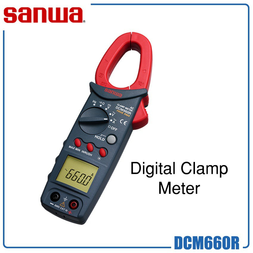 Sanwa DCM660R Clamp Meter AC current measurable max 660A & DMM function