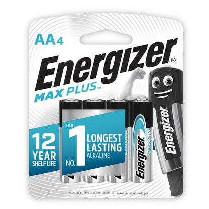 Energizer Max Plus AA Battery (4 pcs) EP91 BP4 Energizer Max Plus AA Batteries