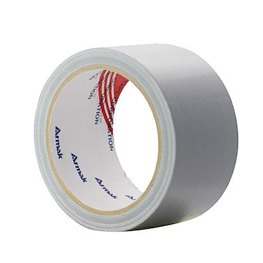 Armak Cloth Duct Tape - Silver Grey Gray Mesh Duck Tape 2 inch x 82 feet or 48 mm x 25 meter