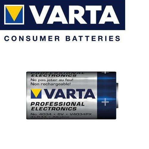 Varta V4034PX 4LR44 6v (1pc) Alkaline Battery in Blister Pack Varta V 4034PX 4LR44 A476 E476A 476A