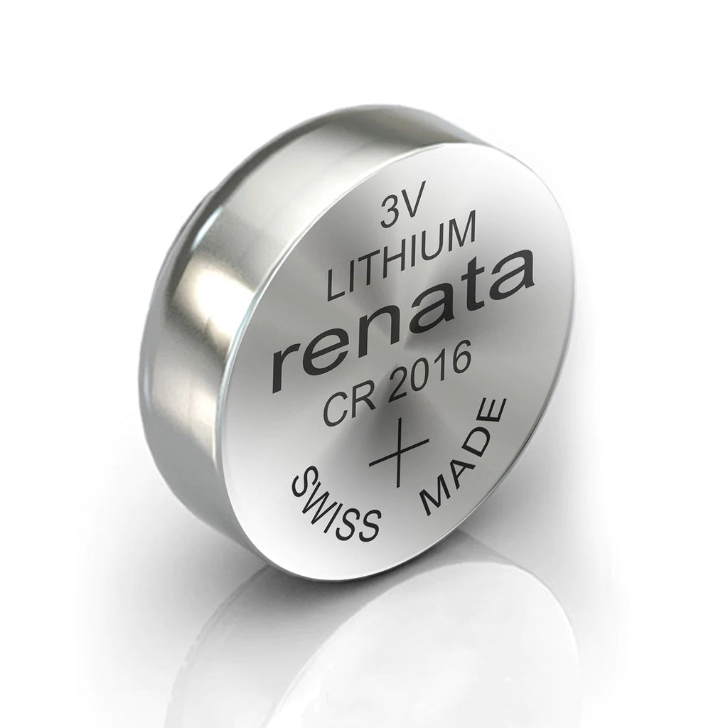 Renata CR2016 (1 pc) ECR2016 2016 Lithium Coin Cell Button Battery 3V 3 volts