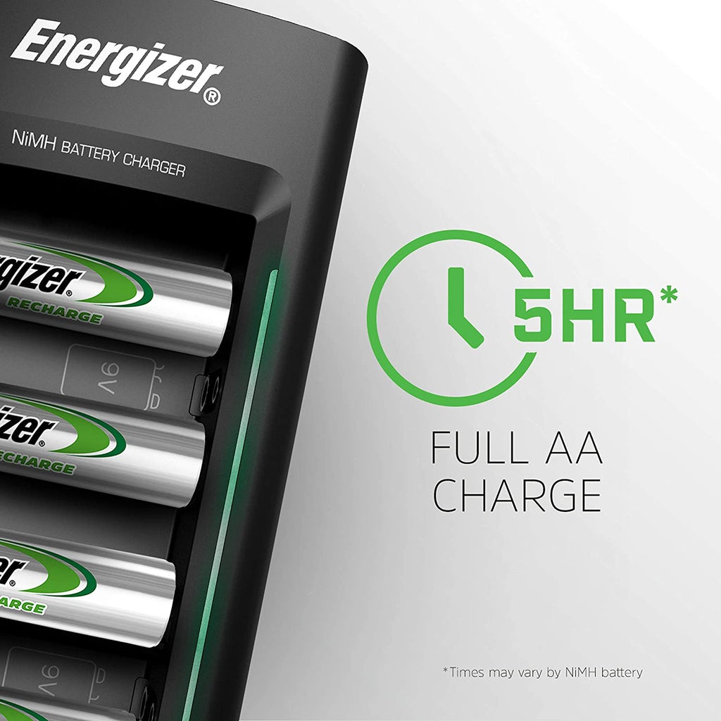 Energizer Universal Battery Charger For AA AAA C D 9V Rechargeable Batteries Accu Recharge CHFC3