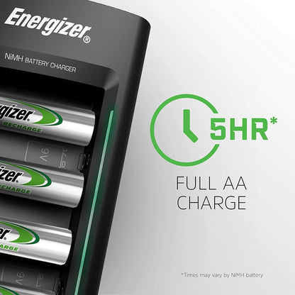 Energizer Universal Battery Charger For AA AAA C D 9V Rechargeable Batteries Accu Recharge CHFC3