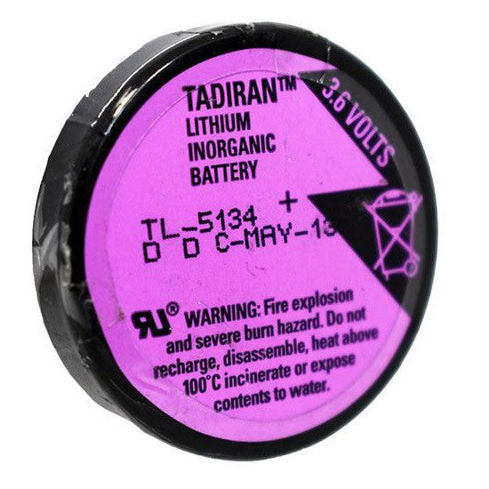 Tadiran TL-5134 Battery 1/10D size Lithium Wafer Cell 3.6V - non Rechargeable Tadiran TL5134 Battery