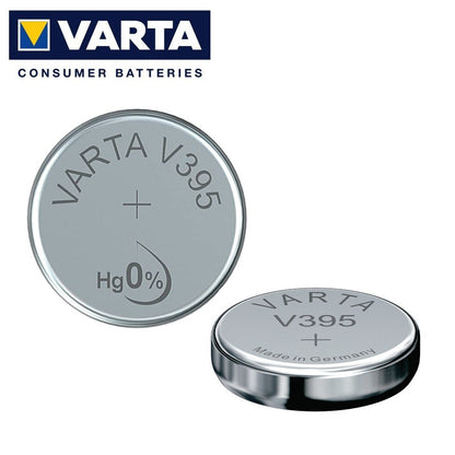 Varta V395 SR57 (1pc) 1.55v Silver Oxide Button Cell Battery in Blister Pack Varta V 395 SR57