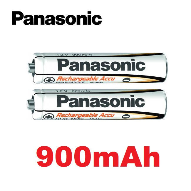 Panasonic AAA Rechargeable Accu (2pcs) Battery Rechargeable AAA Batteries 900mAh HHR4XXE 2BP