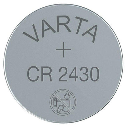 Varta CR2430 (1pc) 3v Lithium Button Cell Battery in Blister Pack Varta CR 2430 Batteries 6430