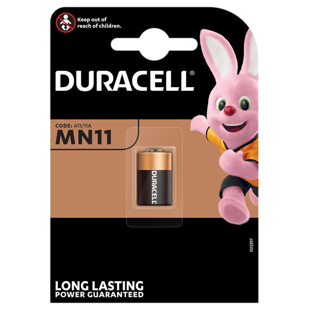 Duracell MN11 11A A11 (1pc) 6v Alkaline Battery in Blister Pack GP11A G11A L1016 BL1