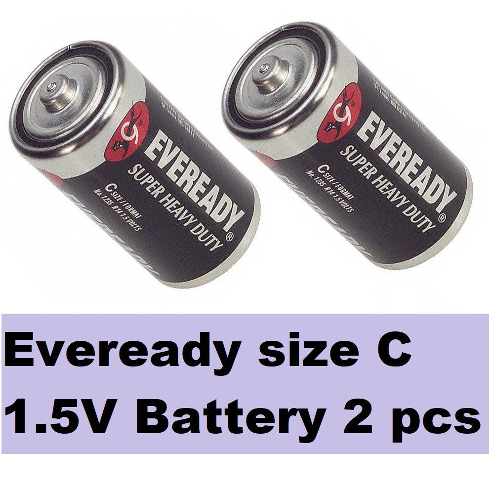 Eveready size C Batteries (2 pcs) LR14 Battery