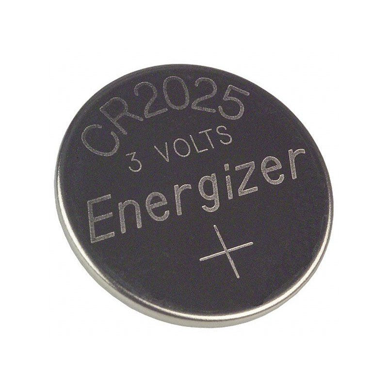 Energizer CR2025 (2 pcs) CR 2025 Battery CR-2025 Coin Cell Button 3V Lithium Batteries