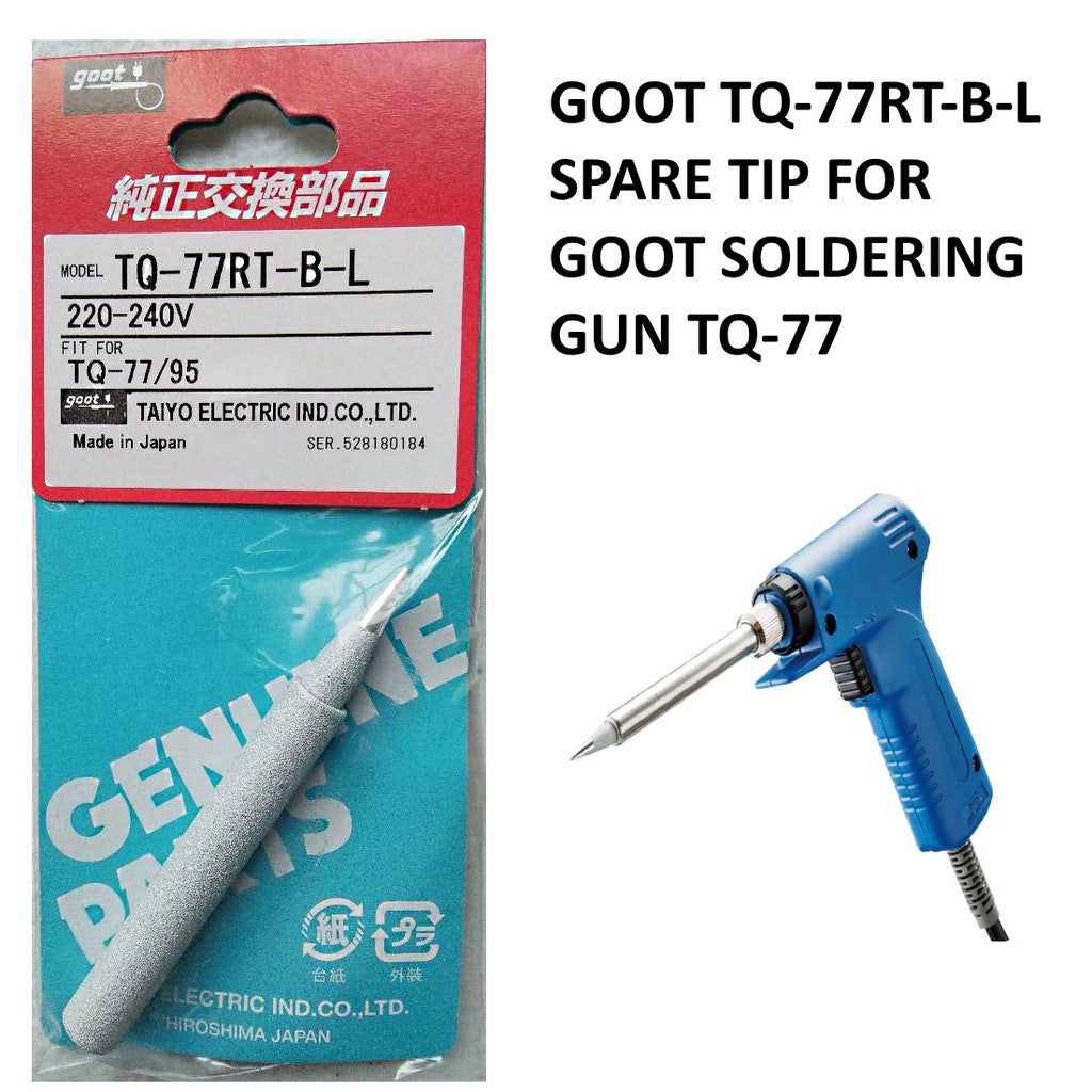 Goot Soldering Tip Replacement Ceramic Long Life Tip 30W 40W 60W TQ77 TQ95 R48B R6BC TQ77RT Iron Gun