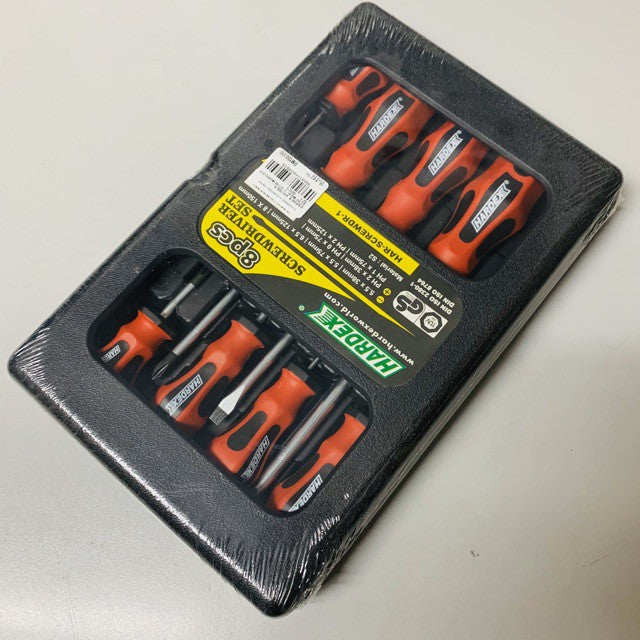 Hardex (8pcs) Screw Driver Set Screwdriver set Flat Cross Screwdrivers set Hardex HAR-SCREWDR-1