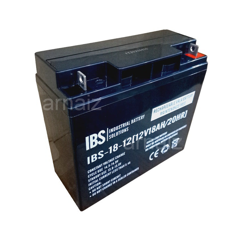 IBS 12v 18Ah SLA Rechargeable Battery IBS-18-12 Ebike Wheelchair Jet Ski VRLA 12V 18Ah