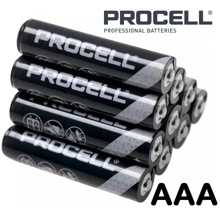 Duracell Procell AAA (2-10pcs) Alkaline Battery MN2400 1.5V LR03 Batteries Loose Bulk Pack