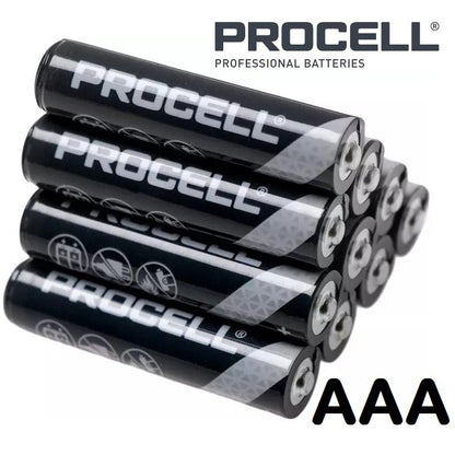 Duracell Procell AAA (2-10pcs) Alkaline Battery MN2400 1.5V LR03 Batteries Loose Bulk Pack