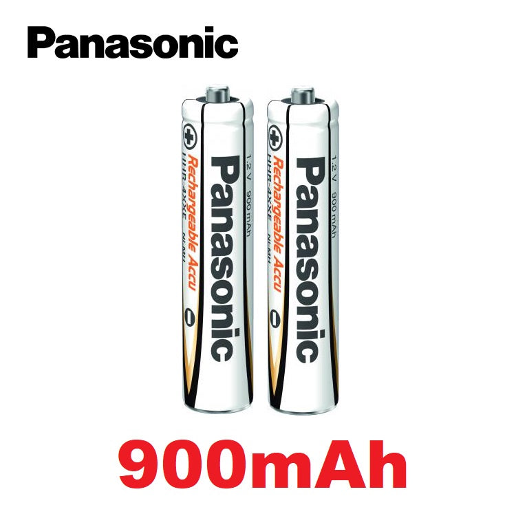 Panasonic AAA Rechargeable Accu (2pcs) Battery Rechargeable AAA Batteries 900mAh HHR4XXE 2BP