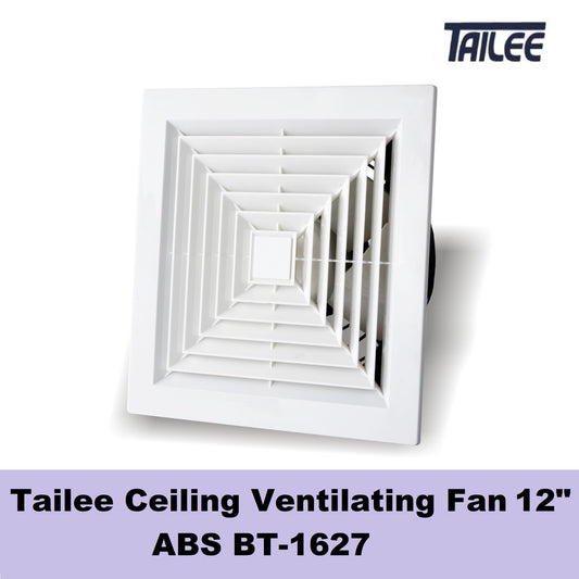 Tailee Ceiling Tubular Ventilating Fan 12" BT-1627 300mm Bush Bearing Type