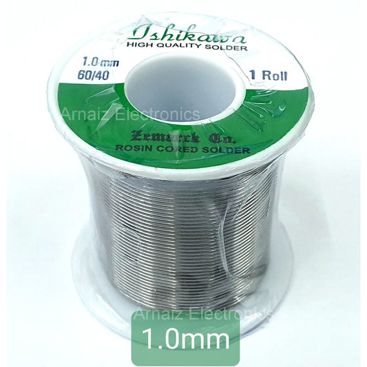 Ishikawa Soldering Lead 1.0mm QUICK MELT 60/40 Tin Lead Rosin Core Solder Soldering Ichikawa Welding