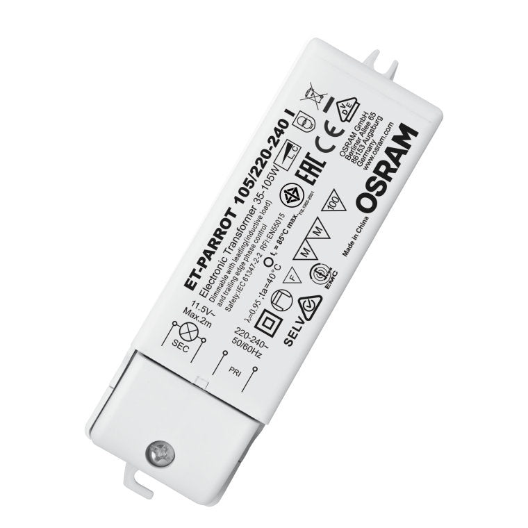 Osram ET-PARROT 105/220-240 Electronic Transformers For Low Voltage Halogen Lamps