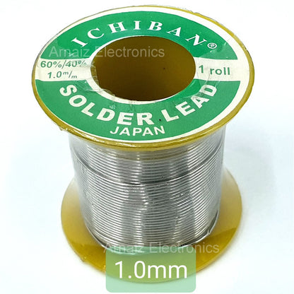 Ichiban Soldering Lead 60/40 1.2m/m 1.0m/m 0.8m/m 60 40 Japan 1.2 1.0 0.8 mm Lead