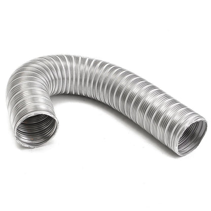 Flexible Aluminum Air Duct Semi Rigid Type 3 meters Aluminum Foil Flexible Ducting Ventilation HVAC