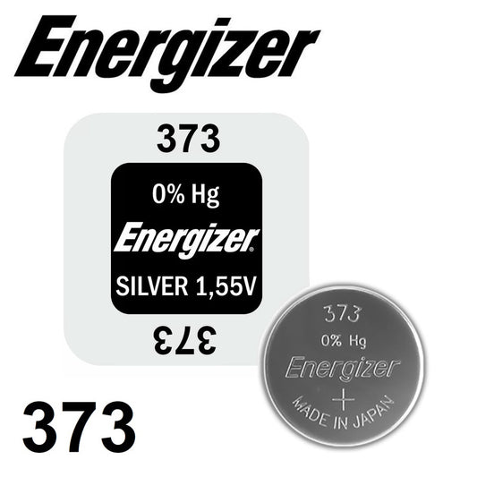 Energizer 373 (1pc) 1.55v Silver Oxide Button Cell Battery Mercury Free V373 SR916SW SR68 RW317 D373