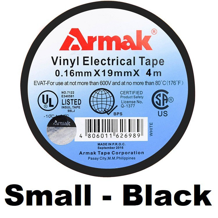 Armak Electrical Tape (Original) Big Small Armak Vinyl Electrical Tape 0.16mm x 19mm x 16m or 4m