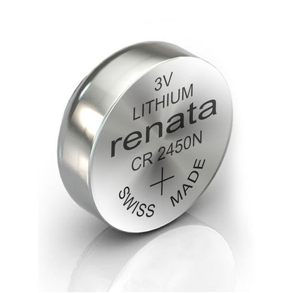 Renata CR2450 CR2450N (1pc) 3v Lithium Button Cell Battery in Blister Pack DL2450 K2450L