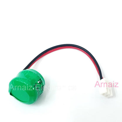 Battery for Camsco and Panasonic Timers NIMH 2.4V 80mAh 2x Button Cells with Connector 24 Hour Timer