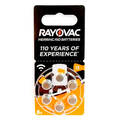 Rayovac 4606 Acoustic Size 13 PR48 (6 pcs) Hearing Aid Battery Hearing Aid Batteries 1.45V V13AT