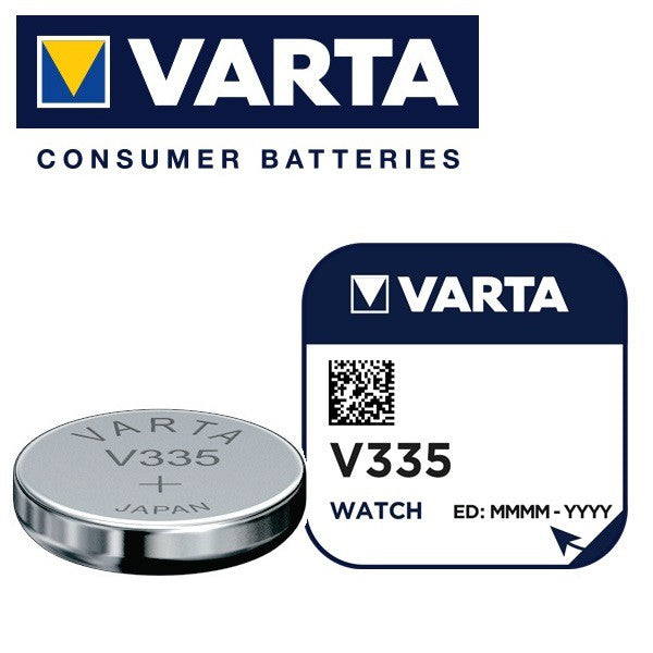 Varta V335 SR512 (1pc) 1.55v Silver Oxide Button Cell Battery Varta V 335 SR512SW