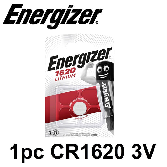 Energizer 1620 CR1620 (1pc) 3v Lithium Button Cell Battery in Blister Pack DL-1620 ECR1620 DL1620 3V