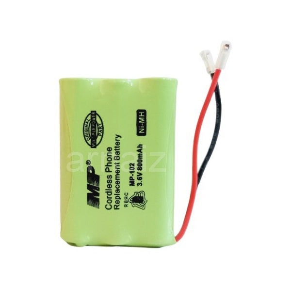 Multiple Power MP-102 Cordless Phone Replacement Battery Pack 800mAh 3.6V