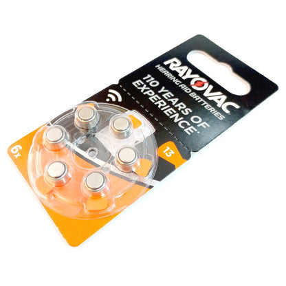 Rayovac 4606 Acoustic Size 13 PR48 (6 pcs) Hearing Aid Battery Hearing Aid Batteries 1.45V V13AT